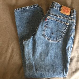 Levi's 550 Classic Relaxed Tapered Leg jeans.